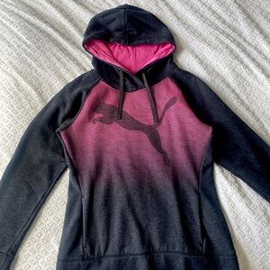 Medium Grey and Pink Puma sweater. amazing condition. basically brand new